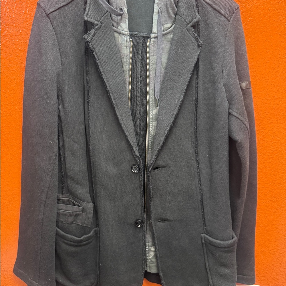 Howe Charcoal Layered Shirt Jacket